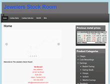Tablet Screenshot of jewelersstockroom.com